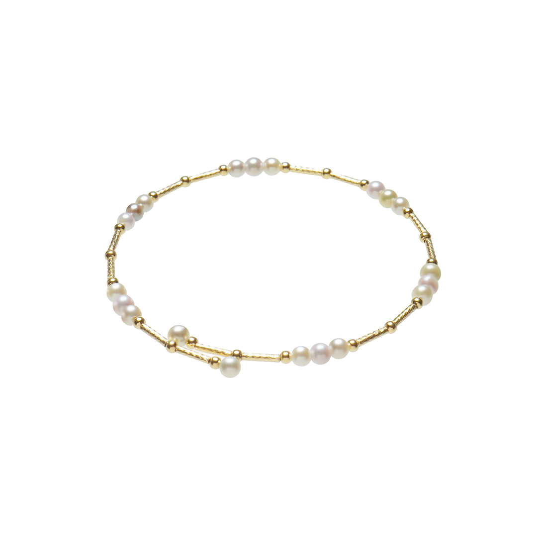 18K yellow Gold South Sea Cultured Pearl And bracelet