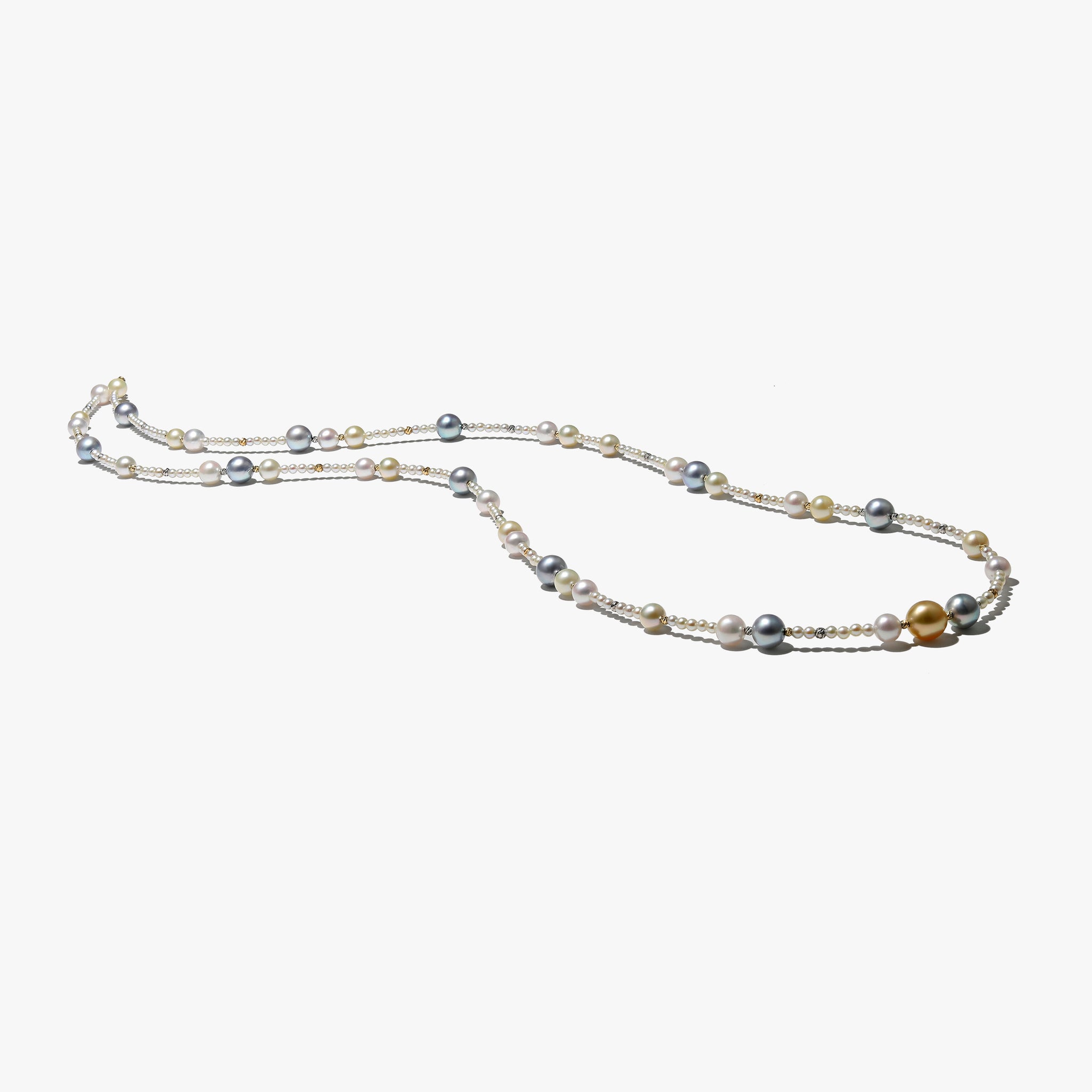 South sea cultured pearl sweater chain