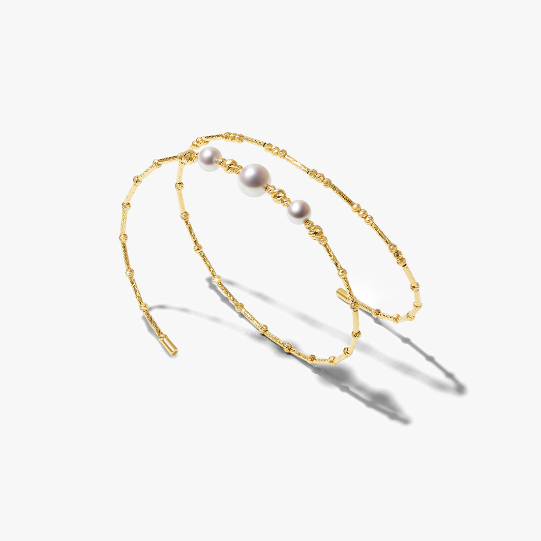 18K yellow Gold South Sea Cultured Pearl And bracelet